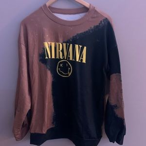 Nirvana tie dye long sleeve